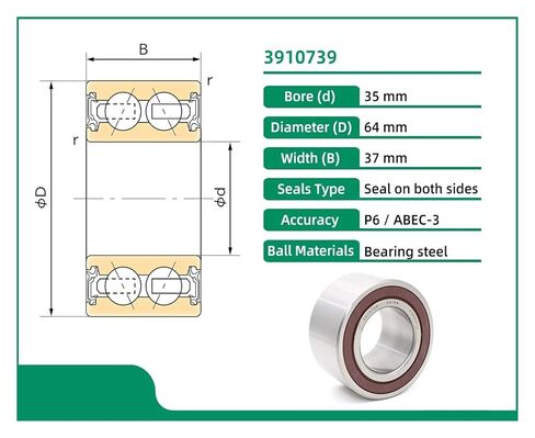 3910739 35X64X37 A3910739 4429639 AC35640037 Fan Air Conditioner A/C Compressor Clutch Pulley Bearing in Kuwait