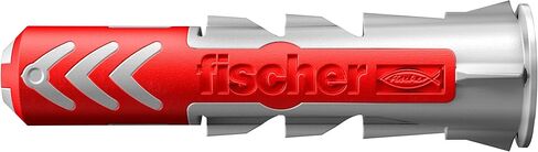 Fischer DuoPower 6 x 30، قابس عالمي قوي مزود بتقنية ذكية مكونة من مكونين للتثبيت في الخرسانة والطوب وألواح الجبس والألواح الخشبية وما إلى ذلك، 100 قابس بدون براغي in Kuwait