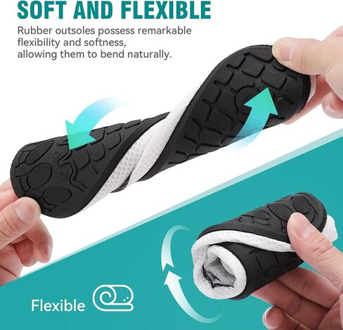 Water Shoes for Women Men Quick-Dry Aqua Socks Swim Beach Barefoot Yoga Exercise Wear Sport Accessories Pool Camping Must Haves Adult Youth Size(WH41 US10.5/9 in Kuwait