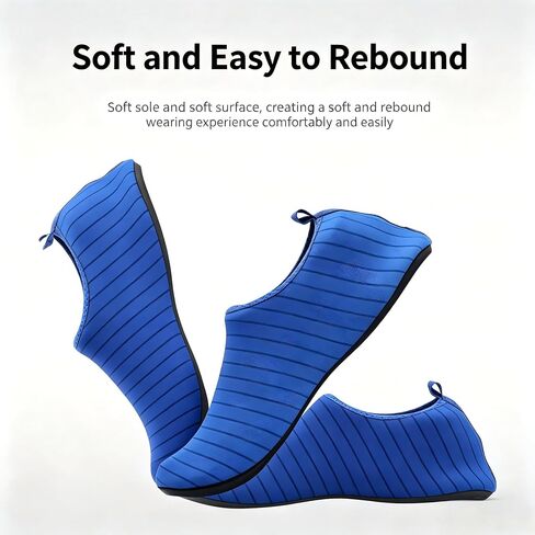 Men's Lightweight Fitness and Swimming Water Shoes, Outdoor Beach Shoes, Diving Shoes, Soft and Wear-Resistant Soles in Kuwait