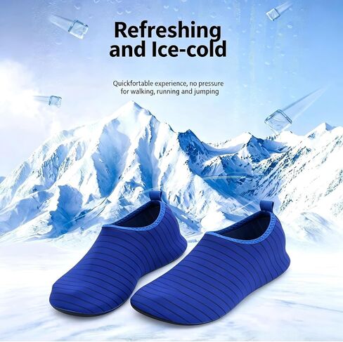 Men's Lightweight Fitness and Swimming Water Shoes, Outdoor Beach Shoes, Diving Shoes, Soft and Wear-Resistant Soles in Kuwait