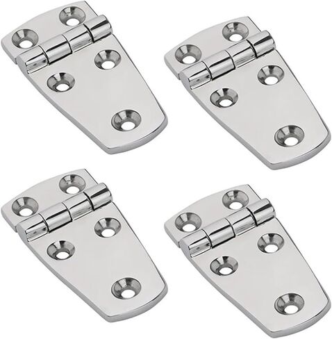 4pcs 76x38mm 316 Stainless Steel Short Side Boat Door Hinge Marine for Yacht RV in Kuwait