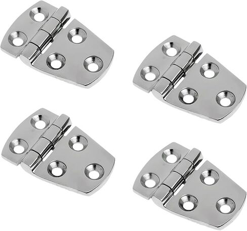 4pcs 57x38mm Boat Door Hinge Marine 316 Stainless Steel Short Side for Yacht RV in Kuwait
