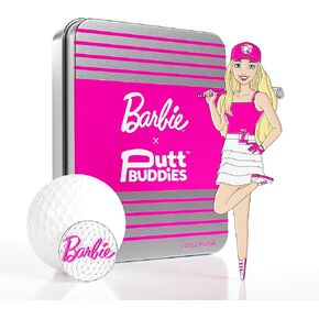 Barbie Chasing Birdies Barbie Golf Divot Tool and Ball Marker – Magnetic Collectible Golf Gift Set with Hat Clip & Tin for Golfers, Golf Accessories for Women in Kuwait