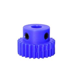 Steel Heavy Duty Motor Pinion Gear 15-40T 1M Blue Nylon Spur Gear Plastic Motor Bore 6mm(22 Teeth) in Kuwait