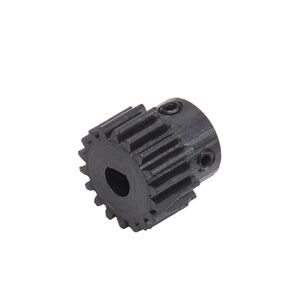 Steel Heavy Duty Motor Pinion Gear 1pcs Spur Gear D Shape Bore 6x5.5 1M 15-30T Carbon Steel Blackening(1M 19T -1pcs) in Kuwait