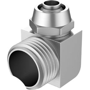 Air Hose Quick Twist Joint PL8mm-02 Right Angle Elbow 4-M5/6-01/10-03/12-04 Divided Into 1 Piece(快拧弯头6-03) in Kuwait