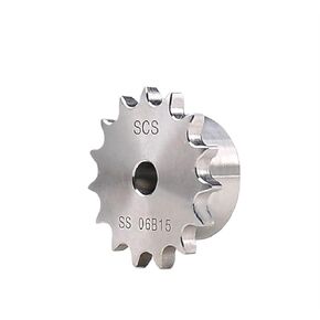 Steel Heavy Duty Motor Pinion Gear 1pcs 304 Stainless Steel Chain Sprocket 06B 10-25 Teeth Industrial Drive Gear(16 Teeth) in Kuwait