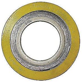 Spiral Wound Metal Gasket,4 In,316SS, CGI, Green Band, Gray Stripe - FLEXITALLIC in Saudi Arabia