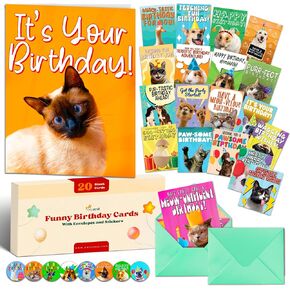 3 Funny Get Well Cards للرجال والنساء-كبير 5 × 7 بوصة ، فإن الكلاب اللطيفة التي تشعر بها بطاقات تحية أفضل-حرق جيدًا قريبًا وترحيب بطاقات الظهر لزملاء العمل ، والشفاء السريع ، والجراحة بعد الجراحة in Kuwait