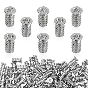 45 Pcs Drawer Rail Euro Screws are Compatible with IKEA 100349 | Crosshead Self-Tapping Screws, Secure Fastening, Durable Metal Construction in Kuwait