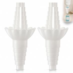 2pcs Flip It Bottle Emptying Kit,Bottle Emptying Cap,Bottle Emptying Kit,Flip It Bottle Emptying Cap,Leak-Proof Design,for Shampoo,Lotion,Dish Soap in Kitchen in Saudi Arabia