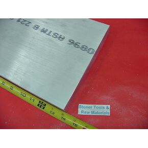 1/2" X 10" X 14" Aluminum 6061 Flat BAR Solid T6511 New Mill Stock Plate .500" in Kuwait