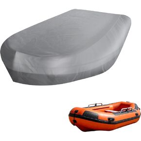 غطاء قوارب قابلة للنفخ شديدة التحمل 420D لـ Bestway Hydro-Force Mirovia Pro 2019–2026، غطاء زورق مقاوم للماء، حماية من جميع الأحوال الجوية للقوارب الصغيرة، قوارب الصيد، الطوافات، B رمادي in Kuwait