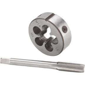 1SET HSS 6542 Multifunction Tap and Die Set M12-M19 Metric Screw Thread Hand Taps Straight Fluted Tool(M16X1.75) in Saudi Arabia