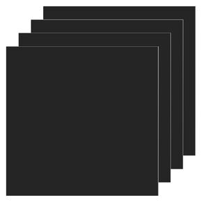 4 Pcs Anodized Aluminum Sheet, Black, 12 x 12 x 1/32 Inch, 0.8MM Thin Metal Plates for Crafting, DIY, Home Decoration in Kuwait