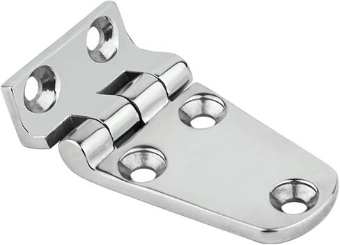 2pcs 316 Stainless Steel Casting Hinge Flat Cabinet Doors Windows 5 Holes Cast Strap Deck for Boat Hardware(70x37mm) in Kuwait