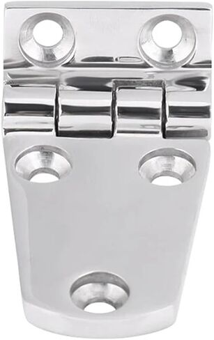 2pcs 316 Stainless Steel Casting Hinge Flat Cabinet Doors Windows 5 Holes Cast Strap Deck for Boat Hardware(70x37mm) in Kuwait