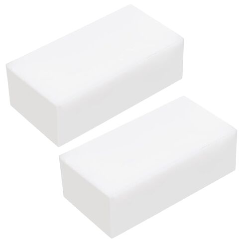 UNICRAFTALE 2 Pcs HDPE Block Plastics Sheet Boards Rectangle White Polyethylene Solid Plastics Block Plastic Boards for Home Floor Improvement Prototyping DIY Projects 6.3"x3.15"x2.05" in Kuwait