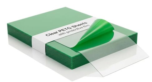 Clear PETG Sheets (20-Pack of 12" x 8" x 0.04") Transparent Plastic Panels for DIY, Vacuum Forming, and Enclosures in Kuwait