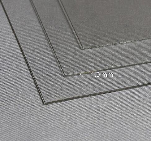 Clear PETG Sheets (20-Pack of 12" x 8" x 0.04") Transparent Plastic Panels for DIY, Vacuum Forming, and Enclosures in Kuwait