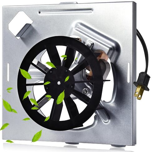 Hiorucet S97017450 مجموعة مروحة الحمام لبران 771-A ، 771 ، محرك مروحة العادم يحل محل S97017450 ، 70CFM ، 3000 دورة في الدقيقة ، تشمل 99080599 محرك وعجلة منفصلة ولوحة تصاعد برانو نو تون 771 in Kuwait