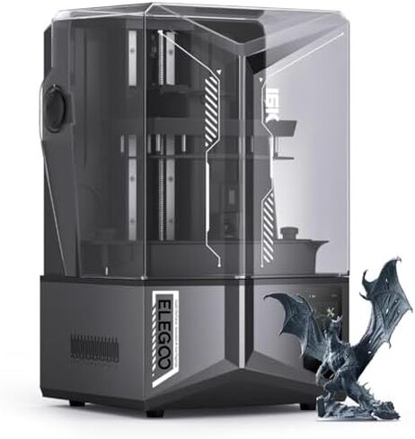 ELEGOO Saturn 4 Ultra 16K Resin 3D Printer and ELEGOO Mercury Plus V3.0 Wash and Cure Station in Kuwait