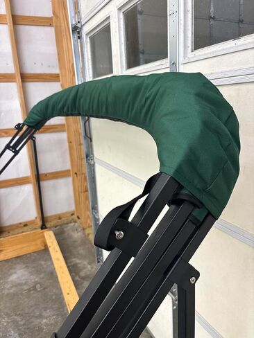 Cypress Rowe Outfitters Dark Forest Green Replacement Bimini Top Canvas with Storage Boot, 8' Long x 8.5' Wide, 16oz, 4 Bow, fits 97-103" Wide, Zippered Sleeves, Navigation Light Cutout in Kuwait