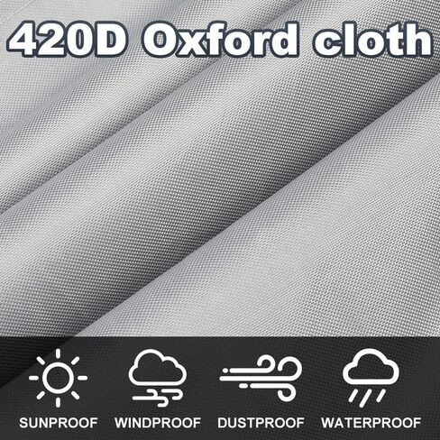 Blueshyhall 420D Heavy Duty Kayak Cover 18FT - Waterproof UV Protection, Fits for Kayaks/Canoes/SUPs/Boats/Paddle Boards, Indoor/Outdoor Storage in Kuwait