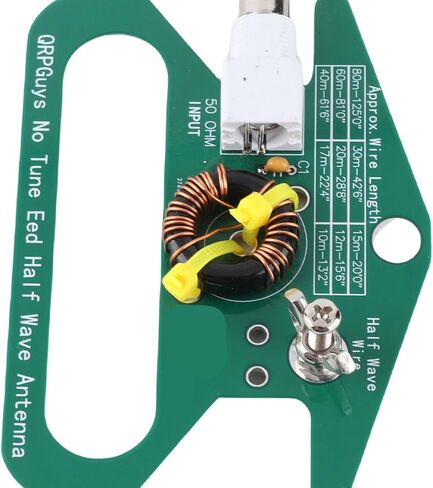 وحدة محول Aramox Balun PCB 49:1 5-35 ميجا هرتز لراديو الهواة تستخدم تصميم مدمج عالي الجهد مع رأس أنثى BNC لإعداد V المقلوب in Kuwait