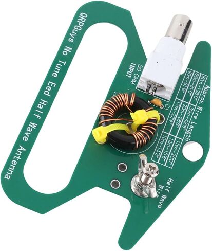 وحدة محول Aramox Balun PCB 49:1 5-35 ميجا هرتز لراديو الهواة تستخدم تصميم مدمج عالي الجهد مع رأس أنثى BNC لإعداد V المقلوب in Kuwait
