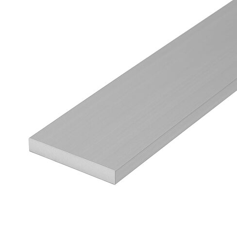 92" Clear Anodized Aluminum Flat Bar – 2" Wide x 1/4" Thick – 6063-T6 Alloy – Rust-Resistant Architectural Aluminum Strip – Straight Edge Solid Bar for Fabrication, Framing, and Trim in Kuwait