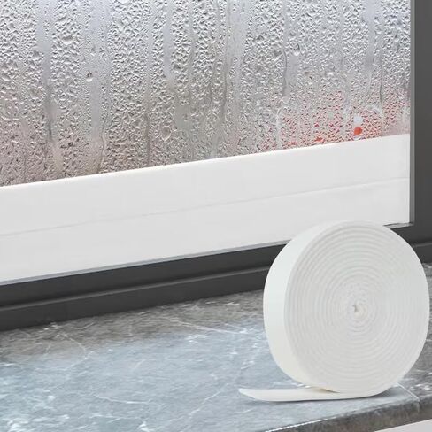 Anti-Condensation Window Tape for RV, Cars & Boats - Moisture Absorbing Butyl Strip, 1.18" x 78.74" (3cm x 2m), White - Stops Window Fogging and Drips in Kuwait