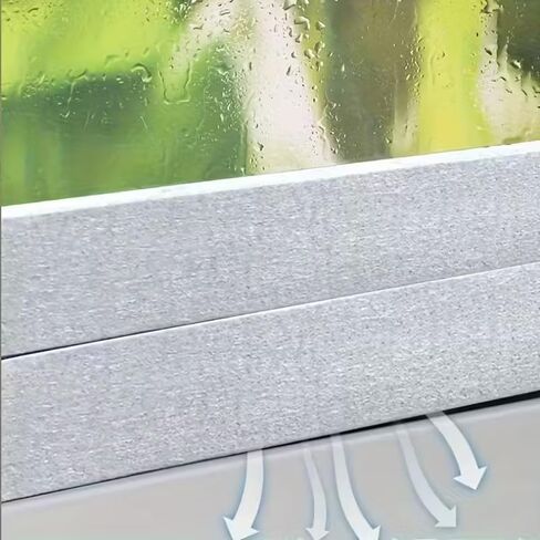 Anti-Condensation Window Tape for RV, Cars & Boats - Moisture Absorbing Butyl Strip, 1.18" x 78.74" (3cm x 2m), White - Stops Window Fogging and Drips in Kuwait