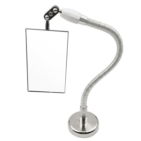 Magnetic Inspection Mirror Tool with 360° Swivel Adjustable Head, Sliver in Kuwait