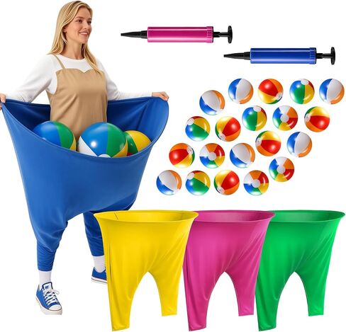 Granny Pants Yard Game Sets,4PCS Granny Pants Family Party Outdoor Games with Bouncy Balls for Adults and Kids,The Family Reunion Ultimate Backyard Party Games in Saudi Arabia