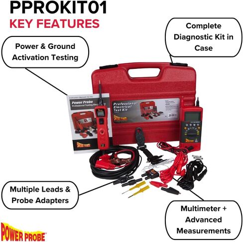 طقم اختبار كهربائي Power Probe 3 مع عداد رقمي وTempkit in Kuwait