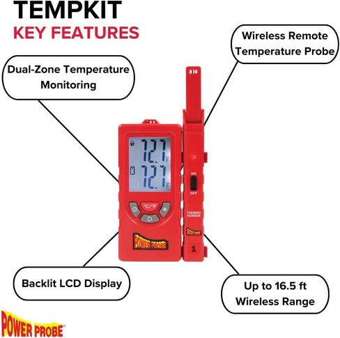 طقم اختبار كهربائي Power Probe 3 مع عداد رقمي وTempkit in Kuwait