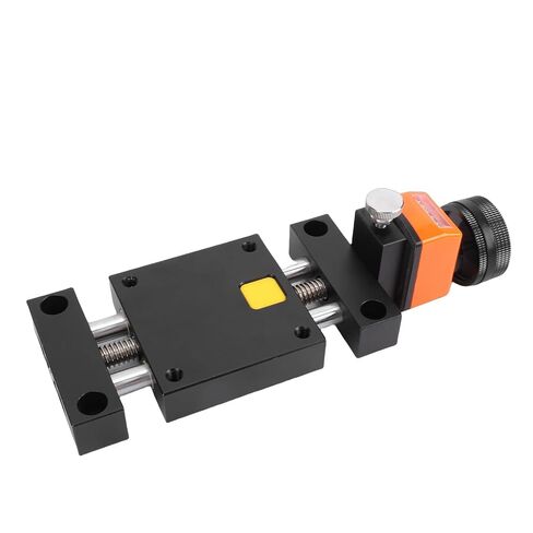 Jeanoko Linear Stage Versatile Self Locking Double Rail Z Axes Sliding Table for CNC Machine Lab Adjustments Aluminum Alloy 1.18in Stroke for Mechanical Engineering in Kuwait