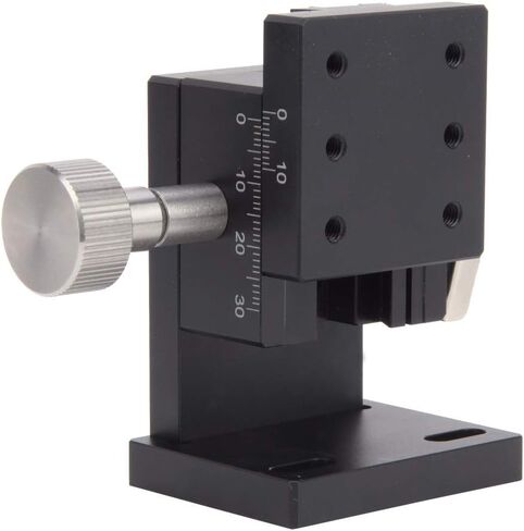 Fafeicy Manual Trimming Platform, Aluminum Alloy Zaxis Linear Stage with 0.01mm Precision for Optical Instruments and Microscopes, Table Size in Kuwait