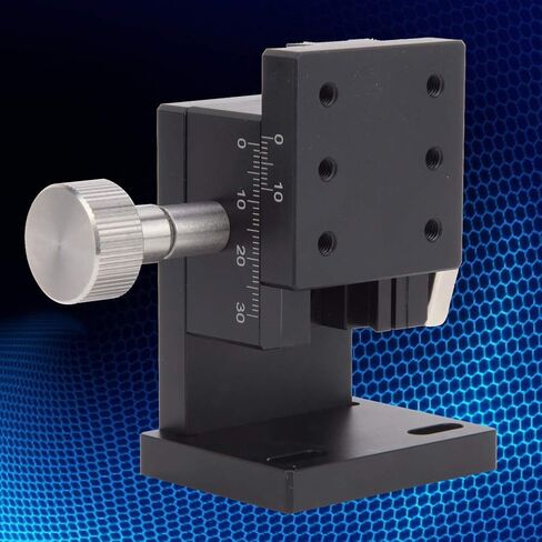 Fafeicy Manual Trimming Platform, Aluminum Alloy Zaxis Linear Stage with 0.01mm Precision for Optical Instruments and Microscopes, Table Size in Kuwait