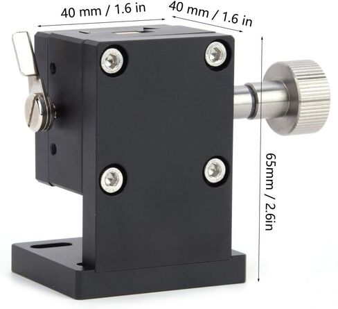 Fafeicy Manual Trimming Platform, Aluminum Alloy Zaxis Linear Stage with 0.01mm Precision for Optical Instruments and Microscopes, Table Size in Kuwait