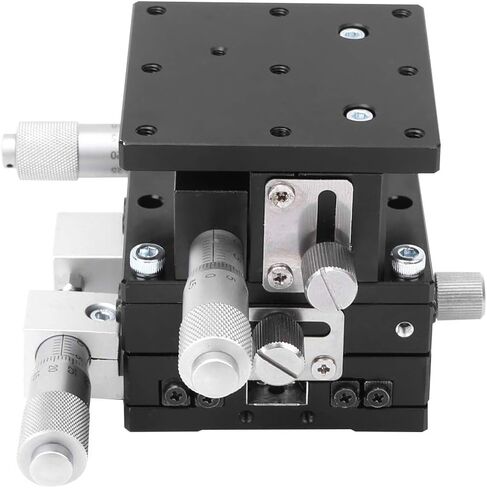 Linear Bearing, Linear Stage Ld60 Lm Xyz 3 Axis Linear Stage Trimming Platform Manual Tuning Slide Table 60 X 60 Mm Linear Sliding Table in Kuwait