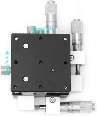 Linear Bearing, Linear Stage Ld60 Lm Xyz 3 Axis Linear Stage Trimming Platform Manual Tuning Slide Table 60 X 60 Mm Linear Sliding Table in Kuwait