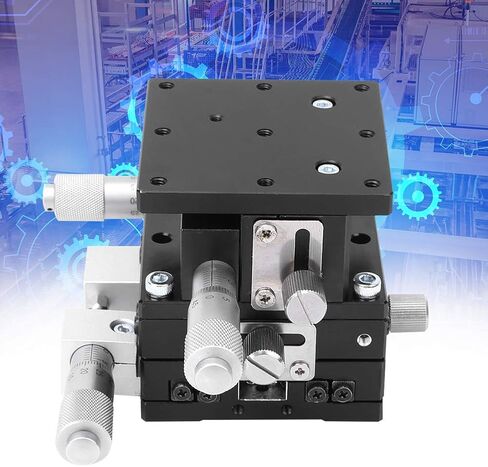 Linear Bearing, Linear Stage Ld60 Lm Xyz 3 Axis Linear Stage Trimming Platform Manual Tuning Slide Table 60 X 60 Mm Linear Sliding Table in Kuwait