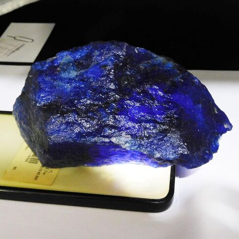 4776.40 Ct Natural CERTIFIED Loose Gemstone Blue Sapphire Uncut Raw Rough in Kuwait