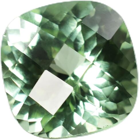 9.68 Ct NATURAL Grandidierite Square Cushion CERTIFIED Bluish Green Gemstone in Kuwait