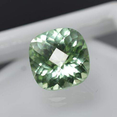 9.68 Ct NATURAL Grandidierite Square Cushion CERTIFIED Bluish Green Gemstone in Kuwait
