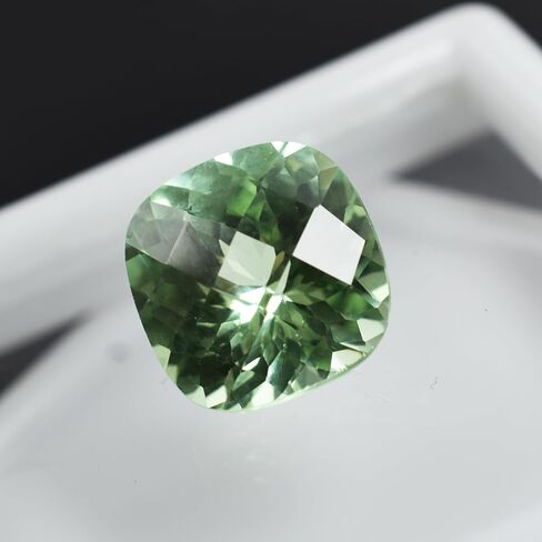 9.68 Ct NATURAL Grandidierite Square Cushion CERTIFIED Bluish Green Gemstone in Kuwait