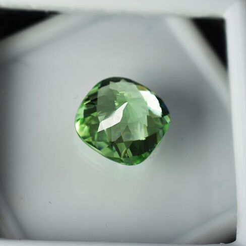 9.68 Ct NATURAL Grandidierite Square Cushion CERTIFIED Bluish Green Gemstone in Kuwait